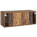 Mobile Porta TV da Muro Legno antico 78,5 x 31 x 30 cm - Foto miniatura 6