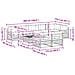 Set di divani da esterno 9 pcs Bianco e Crema 79 x 79 x 37 cm - Foto miniatura 8