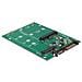 ICC IO-MSATA-NGFF - Scheda Convertitore da SATA 22 pin a 1 M. 2 NGFF + 1 mSATA - Foto miniatura 1