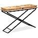 Tavolino Consolle In Legno Massello Di Mango 130x40x80 Cm - Foto miniatura 1