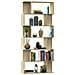 Libreria /Divisorio Rovere Sonoma 80x24x192 cm Legno Multistrato - Foto miniatura 6