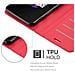 Custodia Compatibile Con Oneplus 5 In Rosso Carminio - Coperchio Protettiva Con Chiusura Magnetica, Funzione Stand E Tasca Per Le Carte - Foto miniatura 4
