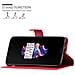 Custodia Compatibile Con Oneplus 5 In Rosso Carminio - Coperchio Protettiva Con Chiusura Magnetica, Funzione Stand E Tasca Per Le Carte - Foto miniatura 6