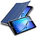 Custodia Per Tablet Compatibile Con Huawei Mediapad T3 8 (8.0"" Zoll) In Blu Scuro Jersey - Coperchio Protettiva Ultra Sottile Senza Funzione Auto Wake Up E Stand - Foto miniatura 1