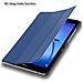 Custodia Per Tablet Compatibile Con Huawei Mediapad T3 8 (8.0"" Zoll) In Blu Scuro Jersey - Coperchio Protettiva Ultra Sottile Senza Funzione Auto Wake Up E Stand - Foto miniatura 8