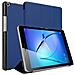 Custodia Per Tablet Compatibile Con Huawei Mediapad T3 8 (8.0"" Zoll) In Blu Scuro Jersey - Coperchio Protettiva Ultra Sottile Senza Funzione Auto Wake Up E Stand - Foto miniatura 10