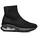 45801 Aria Slipon Calza Strass Sneakers Scarpa Ultralight Donna Pelle Bianco 37 - Foto miniatura 1