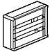 Quadro Da Parete Componibile Sdx-p In Plastica 515x400x145mm Completo Di Pannelli Di Finitura 48 Moduli Din35 94520p - 94520p - Foto miniatura 1
