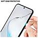 Custodia Compatibile Con Samsung Galaxy Note 10 - Ottica A Strisce In Opale Nero - Coperchio Protettivo In Vetro Temperato E Silicone Tpu - Foto miniatura 5