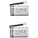 2 Pezzi Batteria Lipo Ricaricabile (3.7v, 720mah Lipo) Per Rc Droni Quadricotteri Syma X5 X5c X5sc X5sw, Cheerson Cx-30w, Skytech M68, Wltoys F949 - Foto miniatura 5