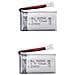 2 Pezzi Batteria Lipo Ricaricabile (3.7v, 720mah Lipo) Per Rc Droni Quadricotteri Syma X5 X5c X5sc X5sw, Cheerson Cx-30w, Skytech M68, Wltoys F949 - Foto miniatura 1