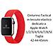 Cinturino Xl 788s Originale Braided String Per Apple Watch 1-2-3-4-5-6-7-se 42 44 45mm Red - Foto miniatura 2
