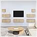 Set Di Mobili Porta Tv 7 Pz Rovere Sonoma In Legno Multistrato - Foto miniatura 1