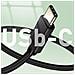 Cavo Da Usb A Usb-c Originale Ricarica E Sincronizzazione Nero 1 Metro - Foto miniatura 4