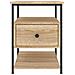 Comodino Rovere Sonoma 40x42x56 Cm In Legno Multistrato - Foto miniatura 6