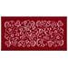 Tappeto Passatoia Cucina Corsia Retro Antiscivolo Disegno Amour By Suardi 55x190 Rosso - Foto miniatura 1