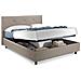 Letto Matrimoniale, Modello Saint Tropez, E Uno Tra I Modelli Piu Apprezzati Per Il Suo Rapporto Prezzo Qualita, Rete A Doghe 140x190 Cm, Compreso Box Contenitore, Rivestimento Giroletto Sfoderabile, Made In Italy - Foto miniatura 5