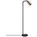 Lampada Liseuse H. 120 Cm In Metallo Dorato E Nero - Melita - Foto miniatura 2