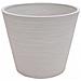 Vaso Piccolo Tondo Da Esterno Giardino In Fibra Sintetica 31x25,4 Cm Azalea - White - Foto miniatura 1