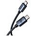 Cavo Di Ricarica E Sincronizzazione Da Usb-c A Usb-c 100w Crystal Shine 2m, Nero - Foto miniatura 2