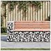 Panca Giardino Design Gabbione 122x71x65,5 cm Massello Douglas - Foto miniatura 5