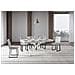 Tavolo allungabile 90x180/440 cm Plaker bianco frassino gambe bianche - Foto miniatura 2