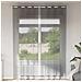 Tende In Voile Con Occhielli 2 Pz Grigio Scuro 140x260 Cm - Foto miniatura 1