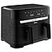 Easy Fry EY901N Doppia 8,3 L Indipendente 2700 W Friggitrice ad aria calda Nero - Foto miniatura 3