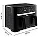Easy Fry EY901N Doppia 8,3 L Indipendente 2700 W Friggitrice ad aria calda Nero - Foto miniatura 4