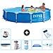 Piscina Fuori Terra - In Giro - 366x76 Cm - Blu - Include Accessori Coordinati A1568 - Foto miniatura 1