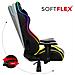 Huzaro Force 6.2 RGB, Sedia da gaming per PC, 130 kg, Seduta a dondolo (culla), Schienale imbottito, Corse, Universale - Foto miniatura 16