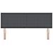 Testiera  Design Semplice Grigio Scuro 160 cm in Tessuto Corduroy - Foto miniatura 4