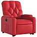 Poltrona Alzapersona Reclinabile Elettrica Rossa in Similpelle - Foto miniatura 4