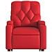 Poltrona Alzapersona Reclinabile Elettrica Rossa in Similpelle - Foto miniatura 9