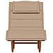 Lettini Prendisole Dondolanti con Cuscini 2 pcs Legno Massello di Acacia - Foto miniatura 5