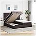 Struttura Letto Pouf con Materassi 180x200 cm in Tessuto - Foto miniatura 2