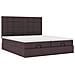 Struttura Letto Pouf con Materassi 180x200 cm in Tessuto - Foto miniatura 6