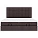 Struttura Letto Pouf con Materassi 180x200 cm in Tessuto - Foto miniatura 7