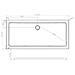 Piatto Doccia 76x170 Cm Rettangolare Ribassato Resina H3.5 Cm Monaco Bianco - Foto miniatura 2