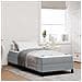 Letto a molle con materasso Grigio chiaro 80 x 200 cm Tessuto - Foto miniatura 2