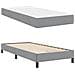 Letto a molle con materasso Grigio chiaro 80 x 200 cm Tessuto - Foto miniatura 6