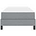 Letto a molle con materasso Grigio chiaro 80 x 200 cm Tessuto - Foto miniatura 7