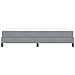 Letto a molle con materasso Grigio chiaro 80 x 200 cm Tessuto - Foto miniatura 8
