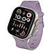 Bracciale Ares Splice Per Apple Watch 38-42 Mm In Silicone, Viola - Foto miniatura 1