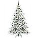 Albero di Natale Artificiale con Rami Pieghevoli Bianco 210 cm - Foto miniatura 2