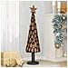 Albero di Natale Marrone 120 cm Legno massello di teak - Foto miniatura 3