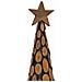 Albero di Natale Marrone 120 cm Legno massello di teak - Foto miniatura 7