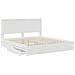 Letto con Contenitore Bianco 180 x 200 cm Legno multistrato - Foto miniatura 5