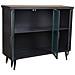 Credenza In Metallo Nero E Legno 102x33x79,5h - Foto miniatura 3