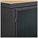 Credenza In Metallo Nero E Legno 102x33x79,5h - Foto miniatura 5